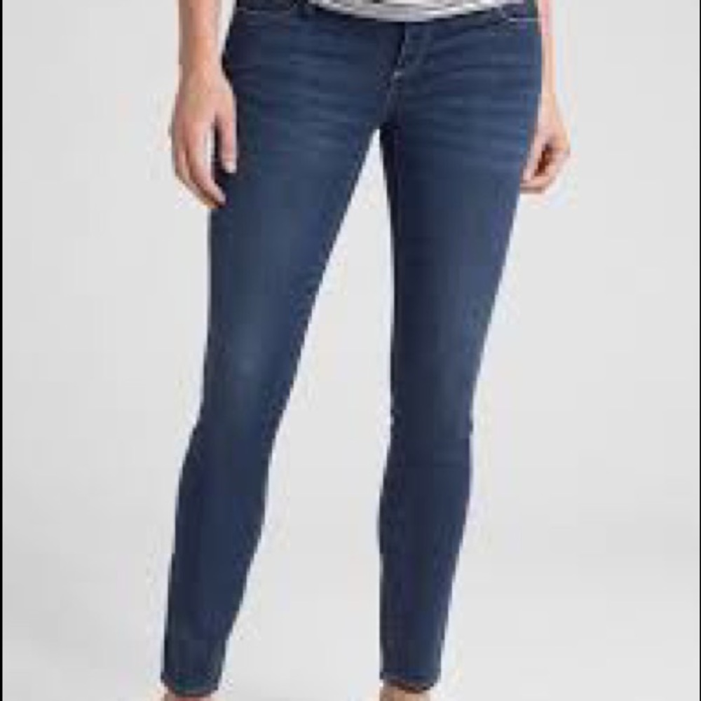 GAP Maternity Under Belly Panel Jeans - Dark Blue